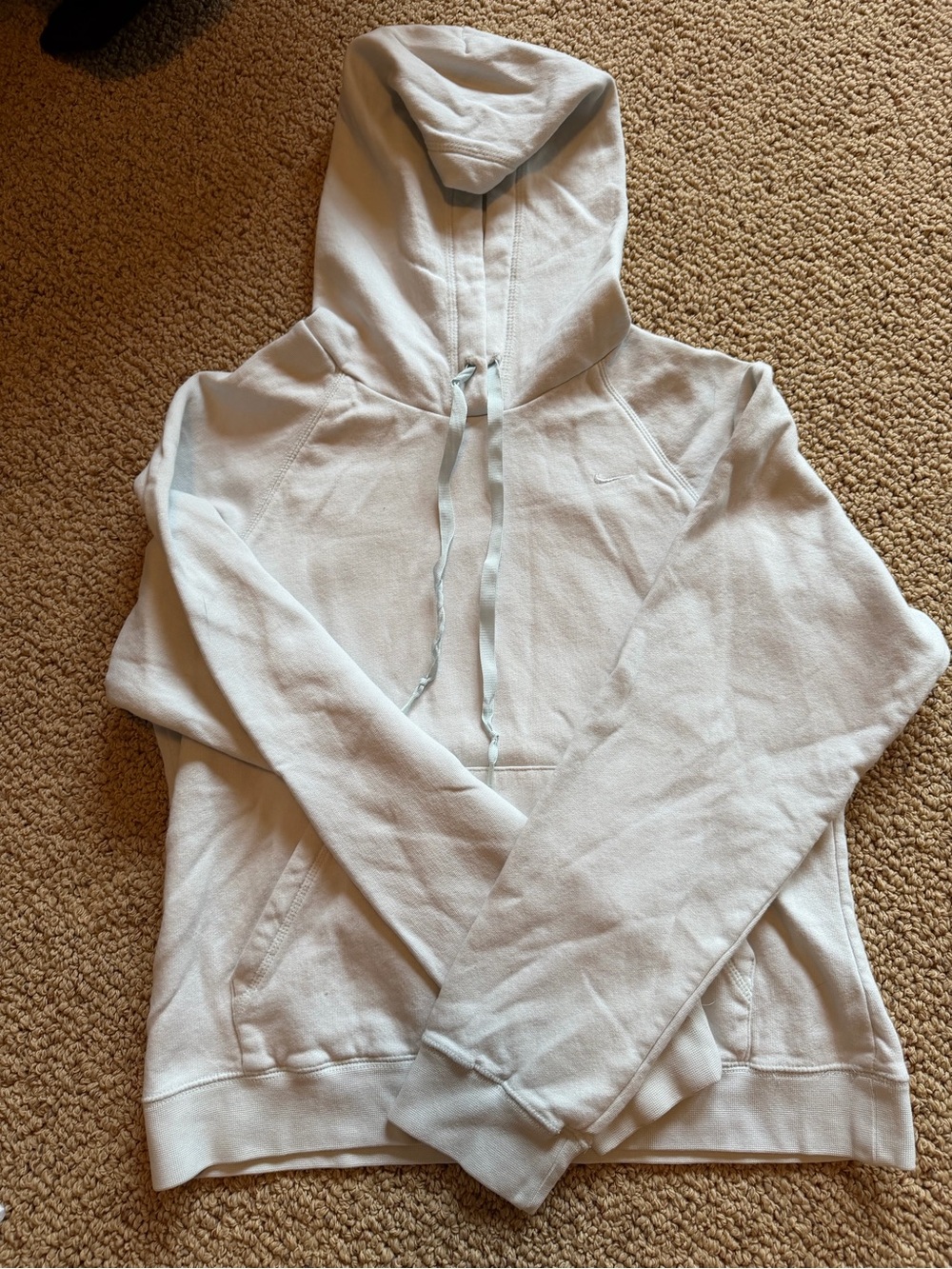 Nike Light Gray Women's Pullover Hoodie